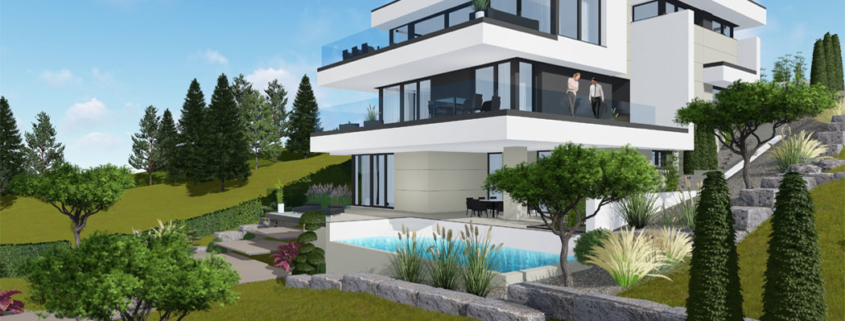 modernes Haus "Cube" Klosterneuburg