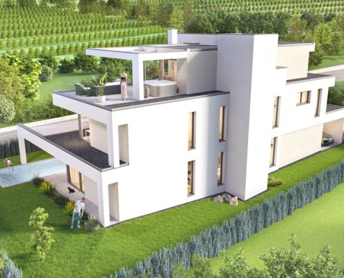 modernes Baumeisterhaus Bezirk Mödling