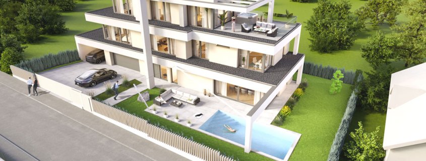 wir bauen diese moderne Villa in Perchtoldsdorf