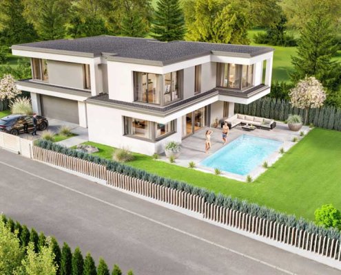 modernes einfamilienhaus mit flachdach in perchtoldsdorf 2