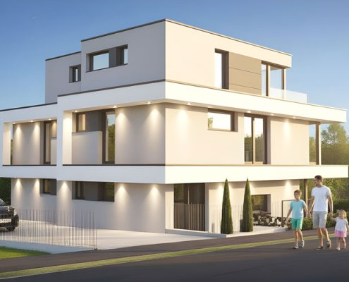 modernes Doppelhaus in Niederösterreich (NÖ)