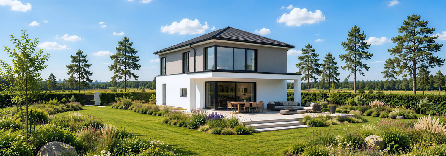 moderner Hausbau in NÖ